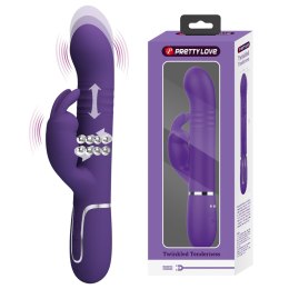 PRETTY LOVE - Coale dark Purple, 7 vibration functions 4 rotation functions 4 thrusting settings