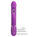 PRETTY LOVE - Kampas Purple, 7 vibration functions 4 licking settings