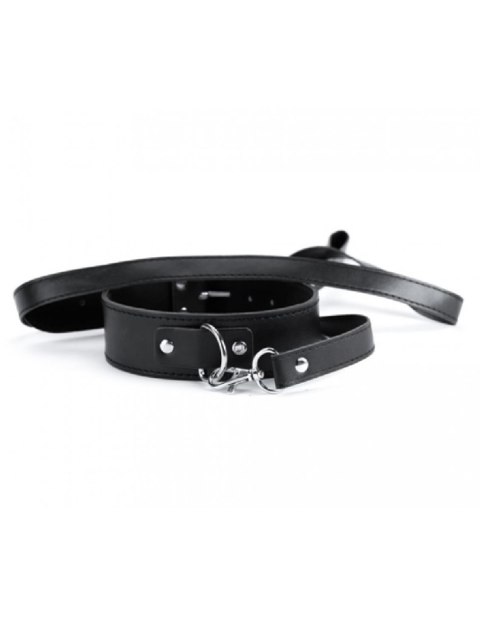 Black Collar And Leash