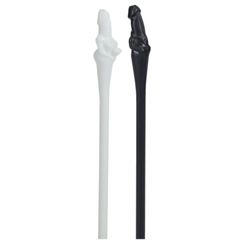 Couples Straws - Black and White