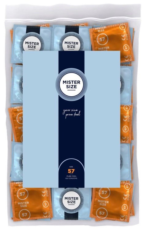 Mister Size 57mm pack of 100