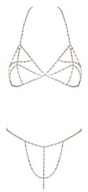 Bra Set Chain Gold