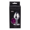 Enlarged Anal Plug Diamond Purple Sparkle XL