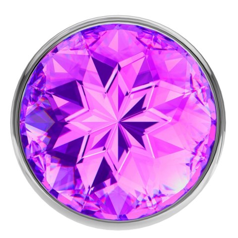 Enlarged Anal Plug Diamond Purple Sparkle XL Enlarged Anal Plug Diamond Purple Sparkle XL