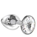 Enlarged Anal Plug Diamond Clear Sparkle XL