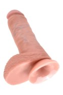 KING COCK 8 INCH COCK WITH BALLS LIGHT