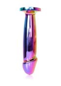 Plug-Jewellery Multicolour Penis PLUG- Clear M