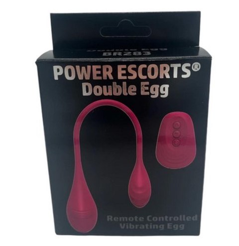 Power Escorts - Double Egg - Remote Controlled Vibrator - Pink