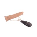 G-spot Beast Vibrator Dildo-Flesh