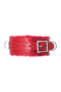 Anonymo collar, PU leather, red