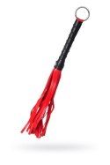 Anonymo flogger, PU leather, red, 28 cm