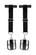 Anonymo hand clamps, polyester, silver, 23 cm