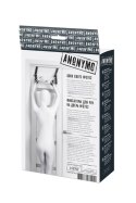 Anonymo hand clamps, polyester, silver, 23 cm