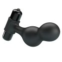 Mr. Play Silicone Anal Plug, 10 functions of vibration Black