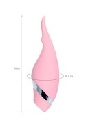 Multifunctional erogenous zone stimulator Flovetta by Toyfa DAHLIA, silicone, pink, 14 cm