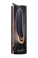 Unrealistic WANAME D-SPLASH WATERFALL vibrator, silicone, black, 21.3 cm