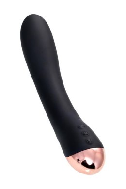 Unrealistic vibrator WANAME D-SPLASH STREAM, silicone, black, 21 cm