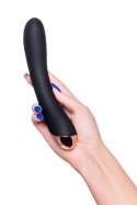 Unrealistic vibrator WANAME D-SPLASH STREAM, silicone, black, 21 cm