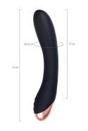 Unrealistic vibrator WANAME D-SPLASH STREAM, silicone, black, 21 cm