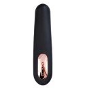 Unrealistic vibrator WANAME D-SPLASH TSUNAMI, silicone, black, 18.3 cm