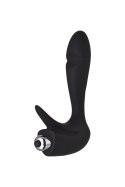 EROTIST First prostate stimulator, silicone, black, 14.4 cm