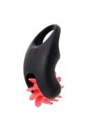 EROTIST Mill vibro ring, silicone, black, 8.5 cm, O 2.6 cm