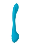 Multifunctional vibrator L'Eroina Cycla, silicone, blue, 20 cm