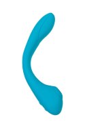 Multifunctional vibrator L'Eroina Cycla, silicone, blue, 20 cm