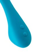 Multifunctional vibrator L'Eroina Cycla, silicone, blue, 20 cm