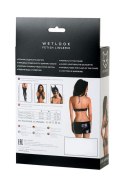 Wetlook shiny set BRIANNA - black M