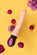 A-TOYS Vibrator with heating TPE 12 speeds bendable rechargble