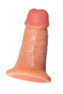 Realistic dildo Caliber 16/6 , PVC, flesh, length 16cm, diameter 6cm