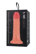 Realistic dildo Caliber 20/4 , PVC, flesh, length 20cm, diameter 4cm