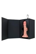 Realistic dildo Caliber 20/6 , PVC, flesh, length 20cm, diameter 6cm