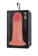 Realistic dildo Caliber 20/6 , PVC, flesh, length 20cm, diameter 6cm