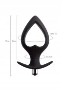 TOYFA POPO Pleasure Anal Plug Cordis L Vibro Black