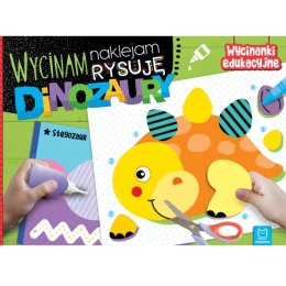 WYCINANKI EDUKACYJNE NAKLEJAM RYSUJĘ DINOZAURY