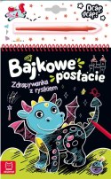 ZDRAPYWANKA NOTES Z RYSIKIEM BAJKOWE POSTACIE