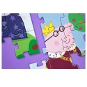 PUZZLE 2w1 ŚWINKA PEPPA 60 ELEMENTÓW UKŁADANKA I KOLOROWANKA W JEDNYM