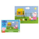 PUZZLE PEPPA PIG ŚWINKA PEPPA 30 ELEMENTÓW UROCZA UKŁADANKA DLA MALUCHÓW