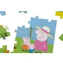 PUZZLE PEPPA PIG ŚWINKA PEPPA 30 ELEMENTÓW UROCZA UKŁADANKA DLA MALUCHÓW