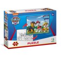 PUZZLE PSI PATROL 2w1 UKŁADANKA I KOLOROWANKA W JEDNYM DLA NAJMŁODSZYCH