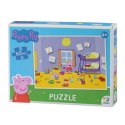 PUZZLE "ŚWINKA PEPPA" ZABAWA 60 ELEMENTÓW KOLOROWA UKŁADANKA DLA DZIECI