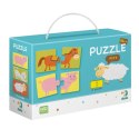 Puzzle Duo Polówki Zwierzeta 0115