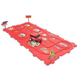 Diy puzzle track - fire truck