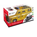 Gold police car piggy bank