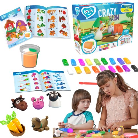 Zestaw ciastoliny Crazy Farm 41189