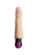 A-TOYS Realistic Vibrator with heating, TPE, 12 Modes, bendable, recharble