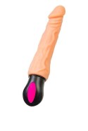 A-TOYS Realistic Vibrator with heating, TPE, 12 Modes, bendable, recharble