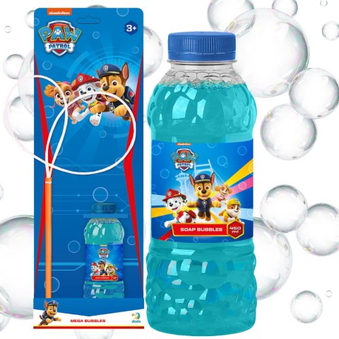 Mega Zestaw Do Tworzenia Baniek Mydlanych Psi Patrol Duże Bańki Płyn 450 ml